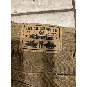 Tactical Distributors Pants Mens 34x30 Tan Corduroy The Legend Cord Slim Fit